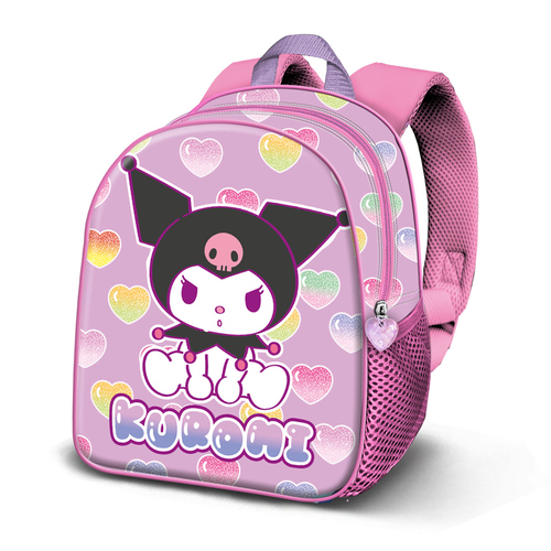 Mochila Kuromi 3D Elite Hearts
