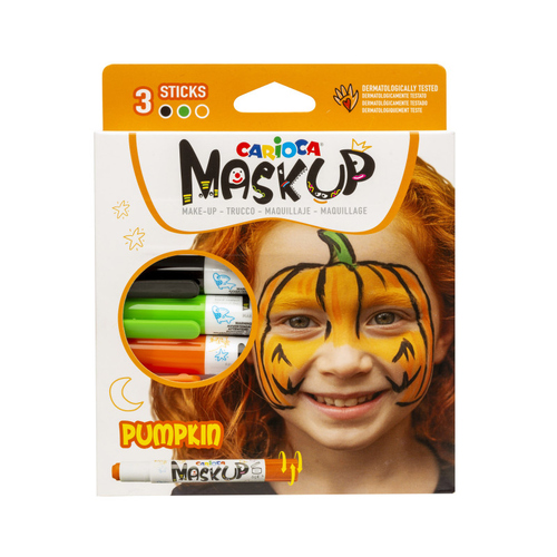 Kit Pintura Facial Carioca Maskup - Pumpkin (3 Barras)