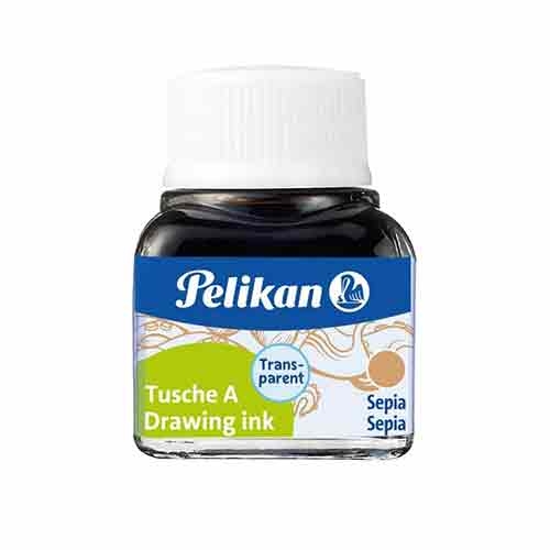 TINTA CHINA PELIKAN 523 SÉPIA 201640 FRASCO 10ML