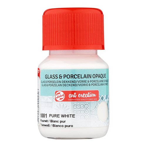 TINTA VITRAL PORCELANA OPACO TALENS 30ML BRANCA PURO 1001