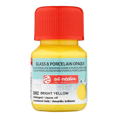 TINTA VITRAL PORCELANA OPACO TALENS 30ML AMARELA BRILHANTE 2002