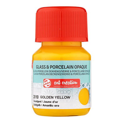 TINTA VITRAL PORCELANA OPACO TALENS 30ML AMARELA DOURADO 2010