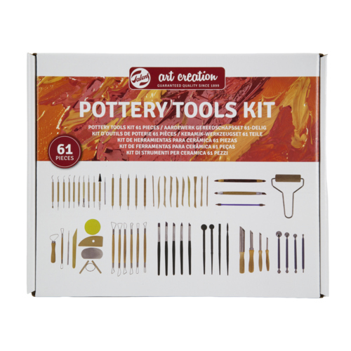 KIT FERRAMENTAS PARA CERÂMICA 61 PEÇAS TALENS 91400013