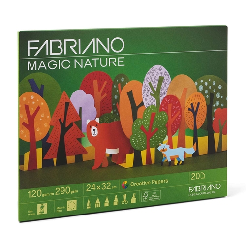 BLOCO PAPÉIS CRIATIVOS FABRIANO MAGIC NATURE S0400009