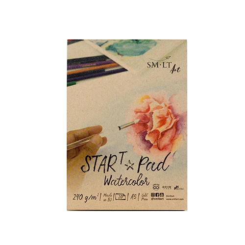 BLOCO DESENHO SMLT START AGUARELA A5 240GR 20 FOLHAS