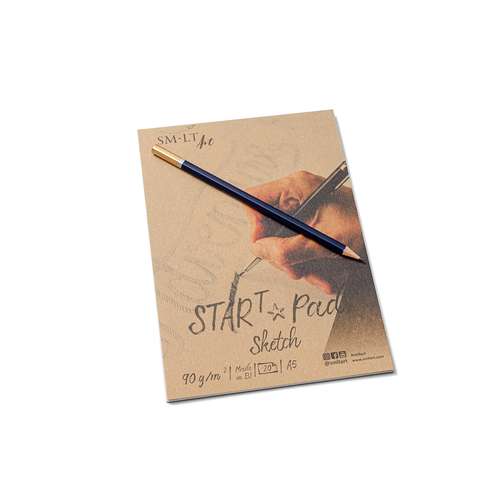 Bloco De Desenho SM.LT Start Sketch Pad A5 90gr 20 Folhas Brancas