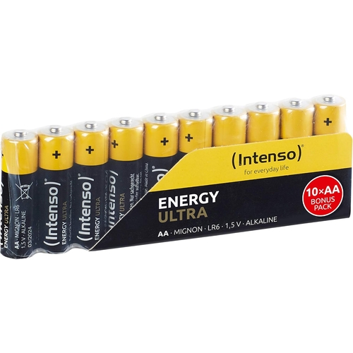 Pilha Alcalina AA LR06 1,5v Intenso - 10 Unidades